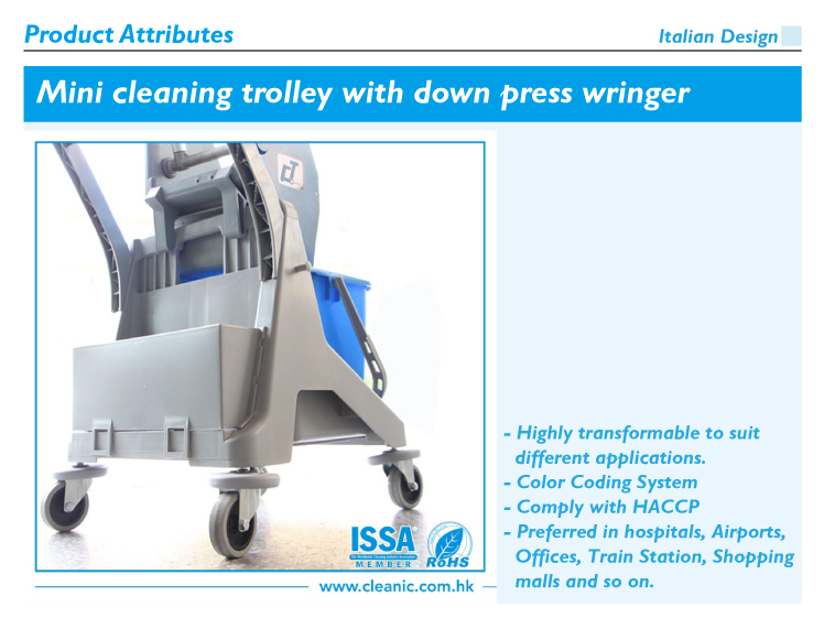 CT Mini Kentucky Mopping Trolley - Cleanic Cleaning Equipment